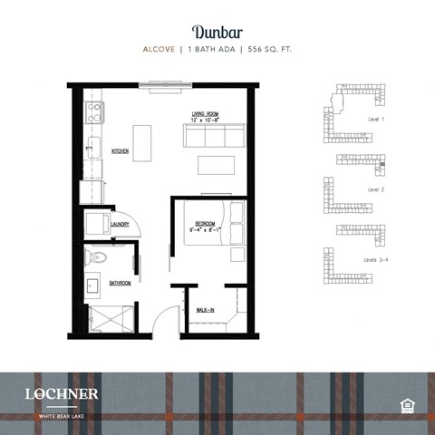 the floor plan of the apartment